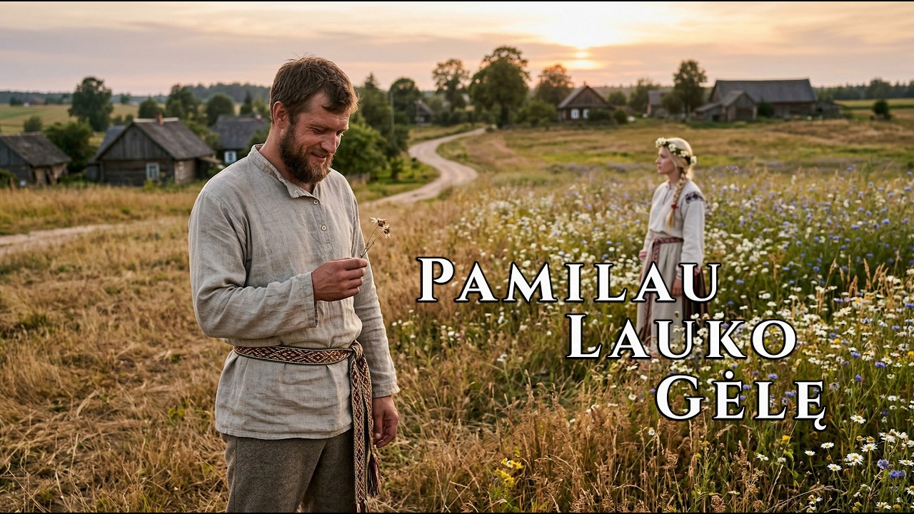 Pamilau Lauko Gėlę &ndash; Lietuvių Liaudies Daina (Lithuanian folk song)