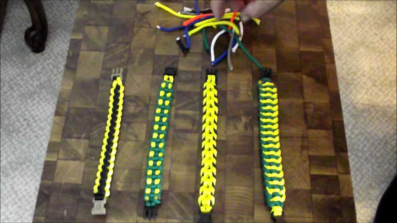 Paracord bracelet math formulas_reduce your scrap