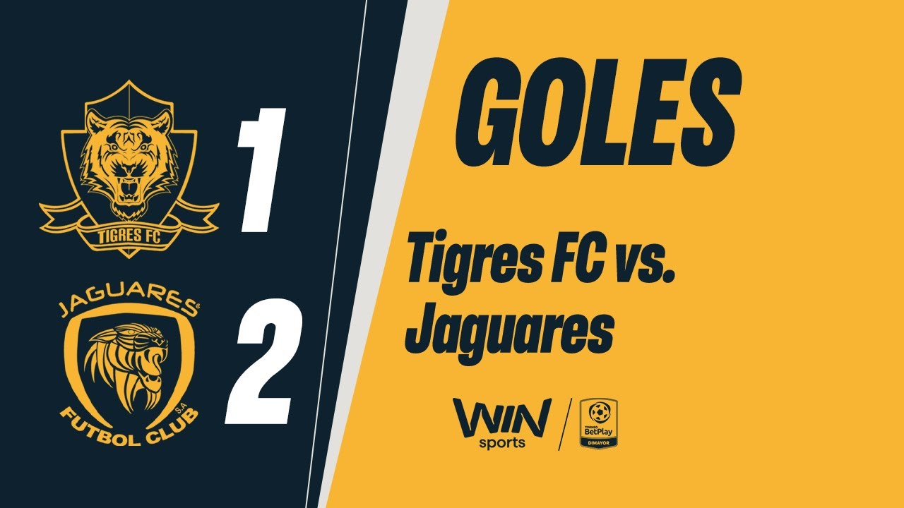 Tigres FC vs. Jaguares (goles) | Torneo BetPlay Dimayor 2025-2 | Fecha 6