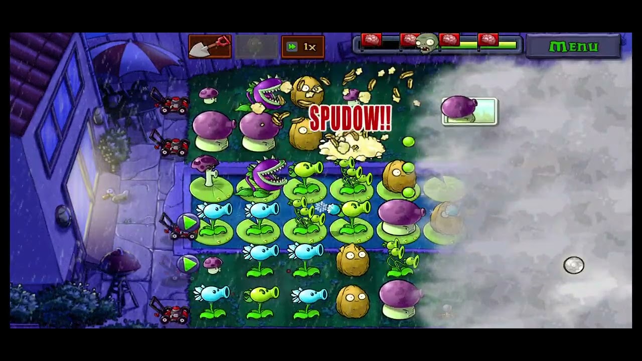 Plants Vs zombies its raining seeds