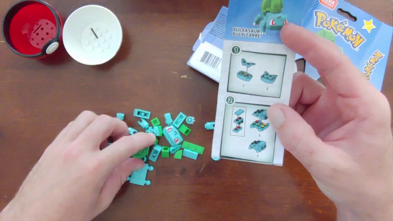 Pokémon MEGA Construx BULBASAUR Instructional Build