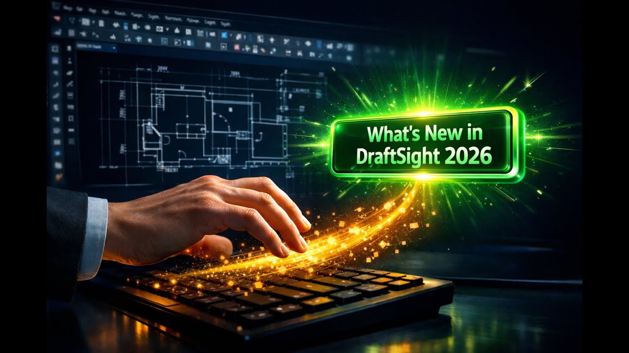 DraftSight R2026 重磅發布！告別低效繪圖時代！ #DraftSight #2D圖 #工程圖 #三視圖