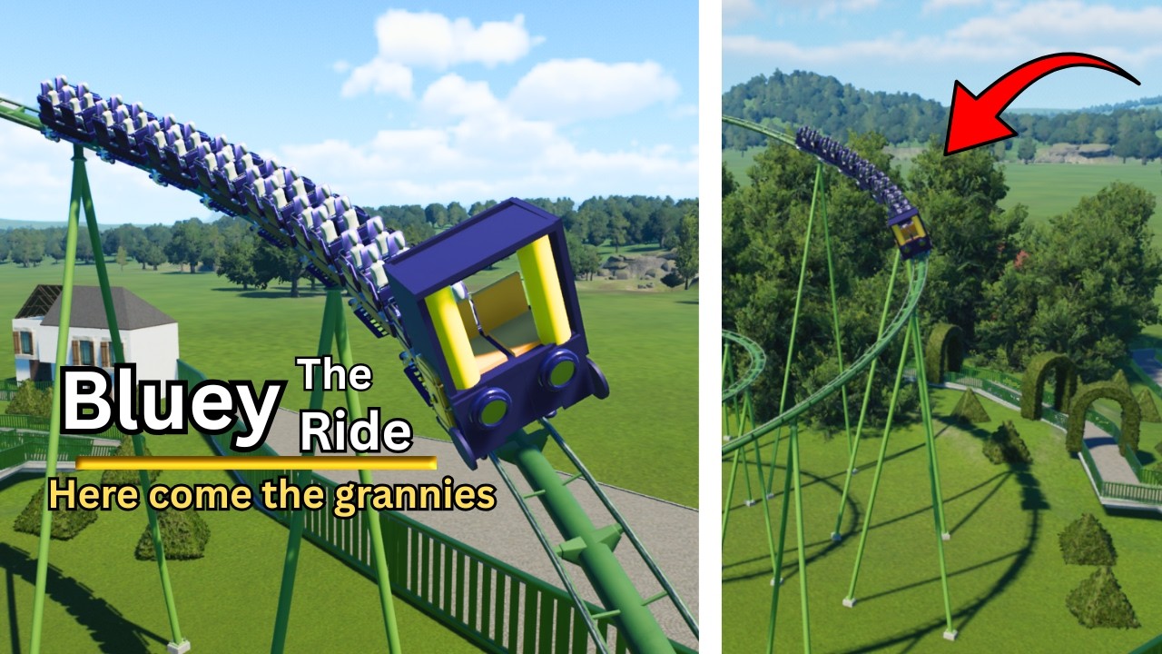 Alton towers new coaster bleuy!  #themepark #planetcoaster2 #planetcoasterrides