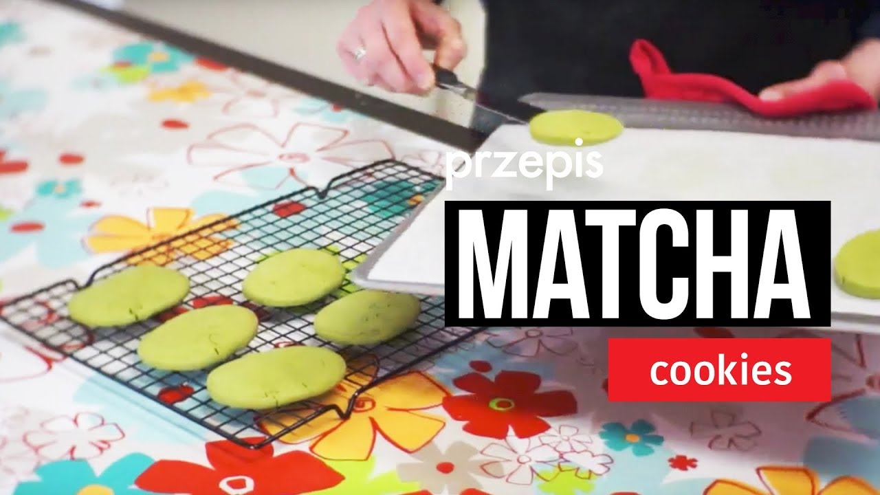 Przepis na ciastka z zieloną herbatą Matcha. Czajnikowy.pl
