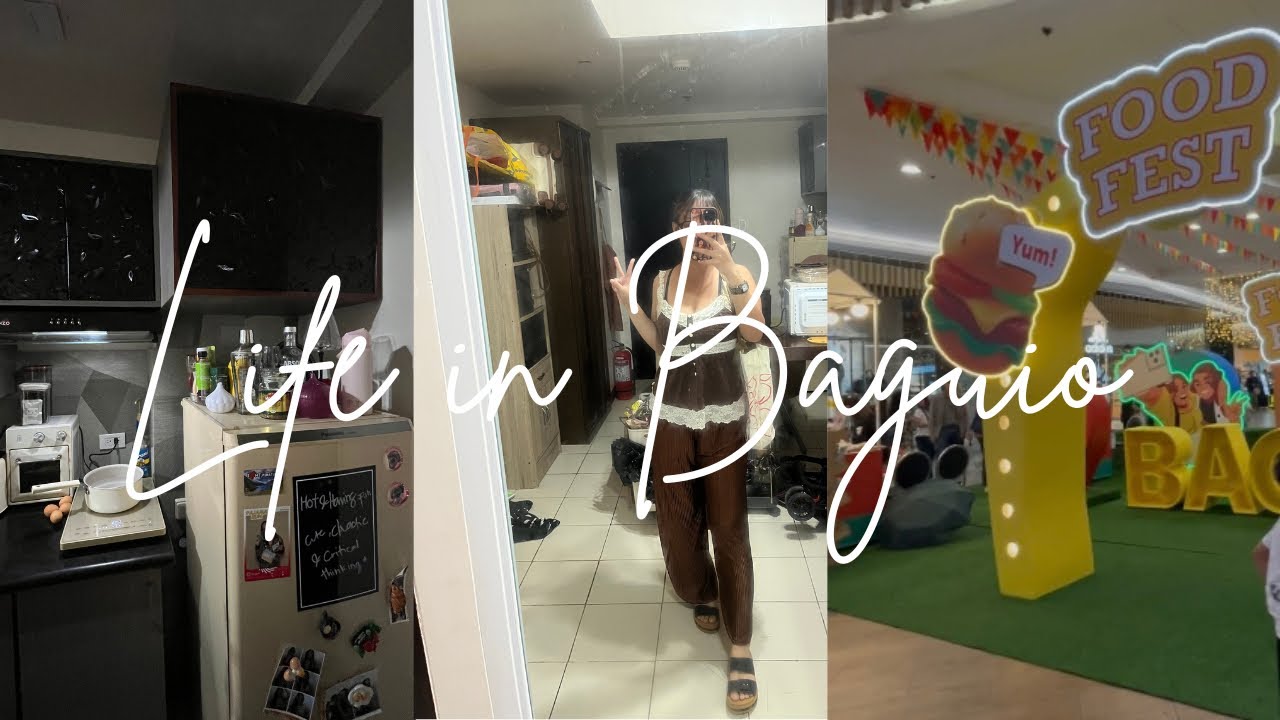 Life in Baguio🍓 | Cooking, Food Fest + Cost of Living (Bills & Groceries)