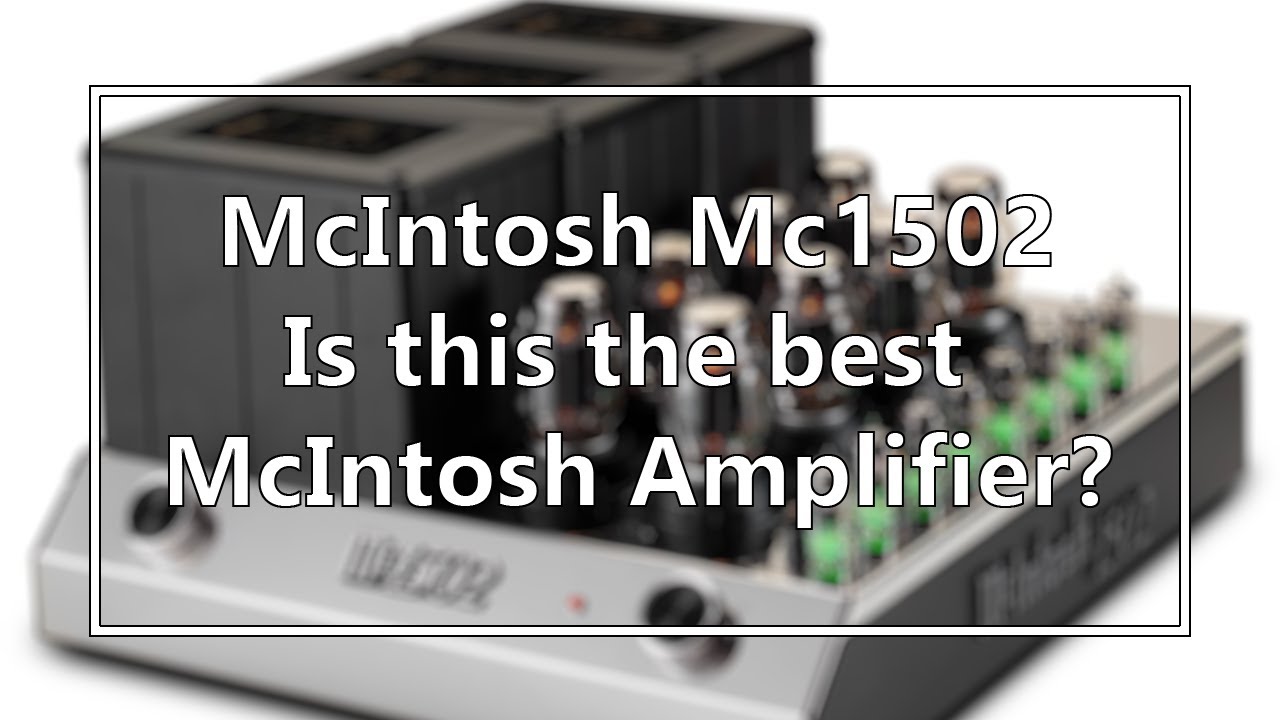 McIntosh Mc1502 Power Amplifier