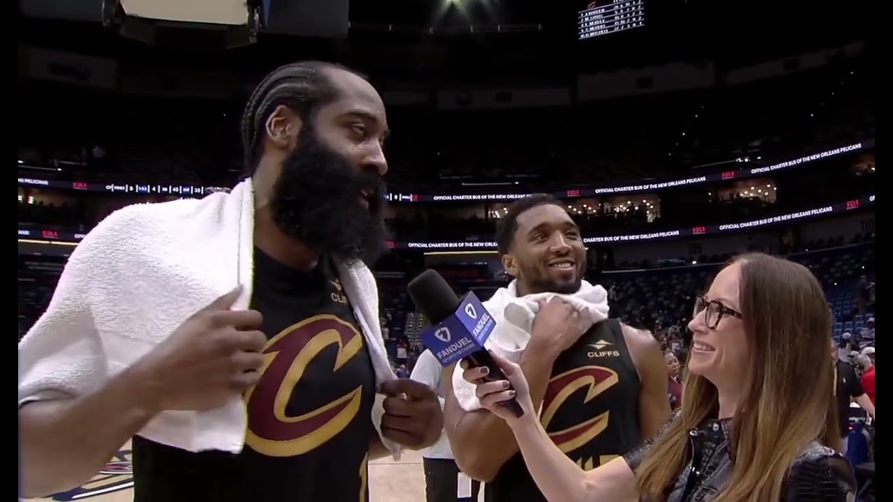 James Harden & Donovan Mitchell Postgame After Comeback Win vs Pelicans | March 21, 2026