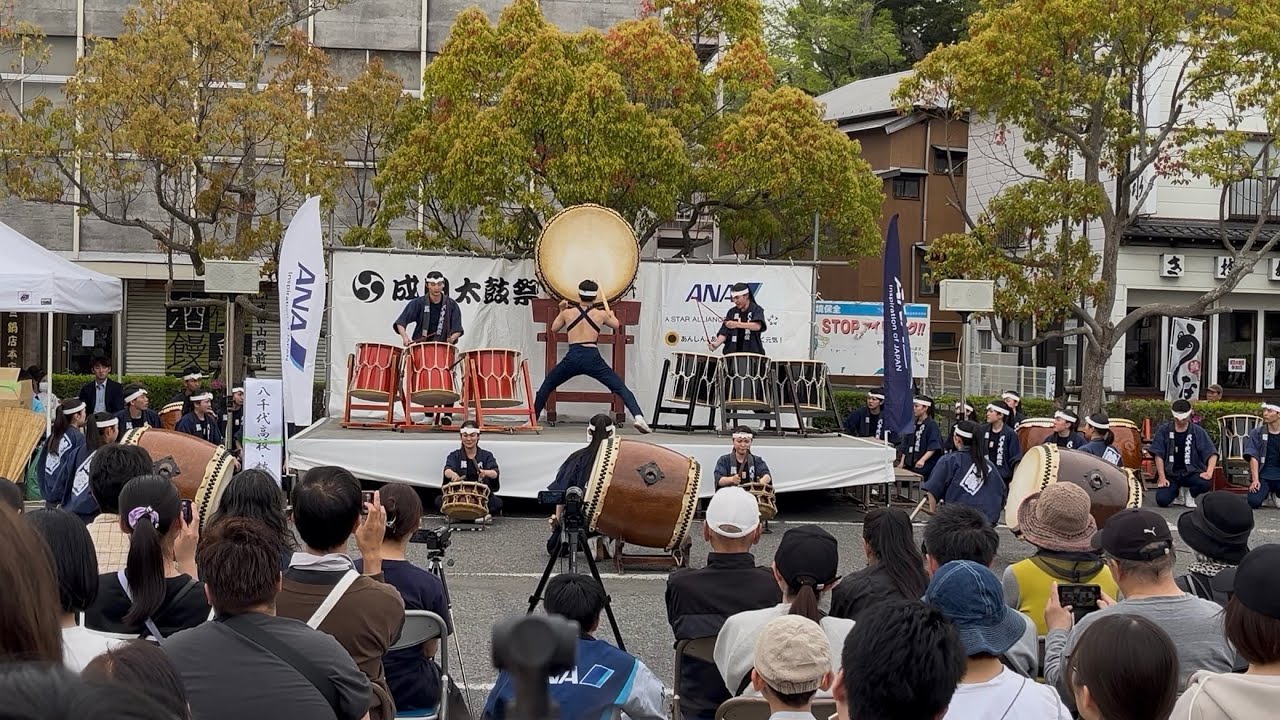 成田太鼓祭 2025 2日目 ANAみらいステージ 千葉県立八千代高等学校 和太鼓芸能集団「鼓組」 + 鼓組＆飛翔＆桐蔭太鼓 合同『花火』