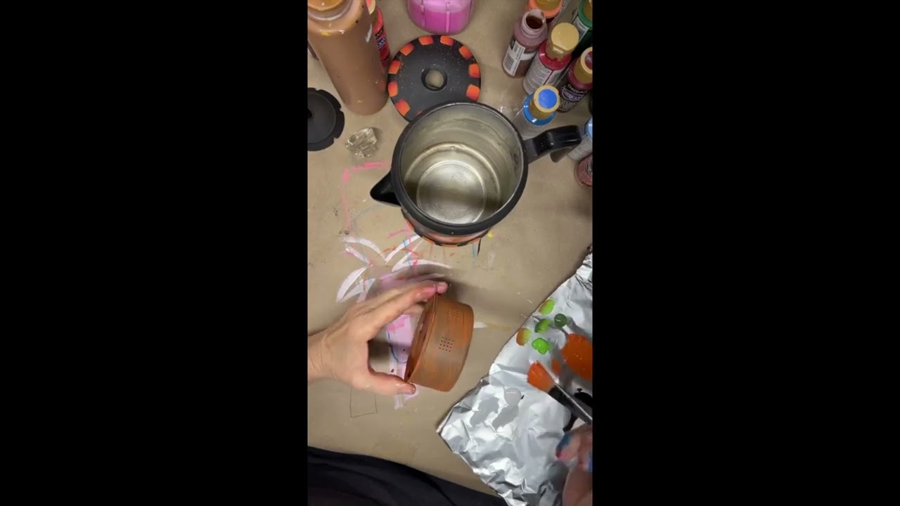 You Won't Believe this Halloween Coffee Pot Upcycle