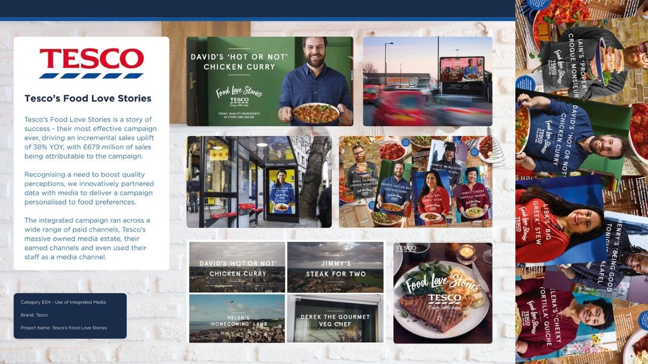 TESCO - TESCO'S FOOD LOVE STORIES (Case Study) | Campaign