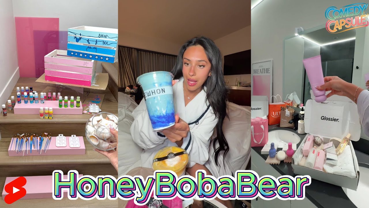 Best HoneyBobaBear Shorts 2025 | Honey Boba Bear TikTok Cleaning