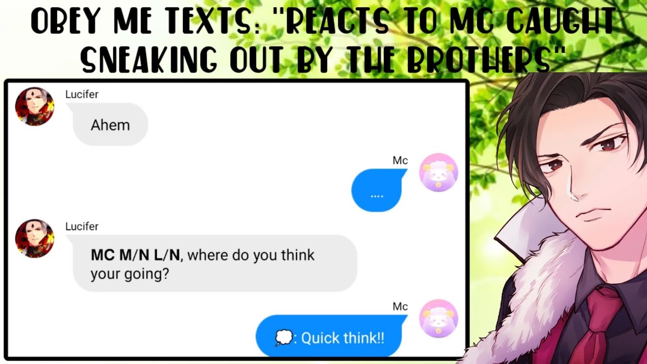 Obey me texts: 