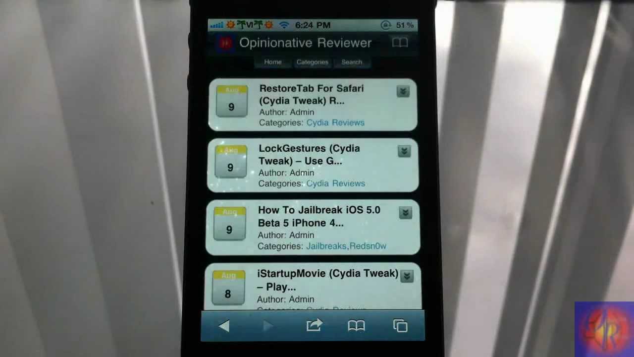 Home Button In Safari (Cydia Tweak) - Add A 'Go Home' Button To Your Safari