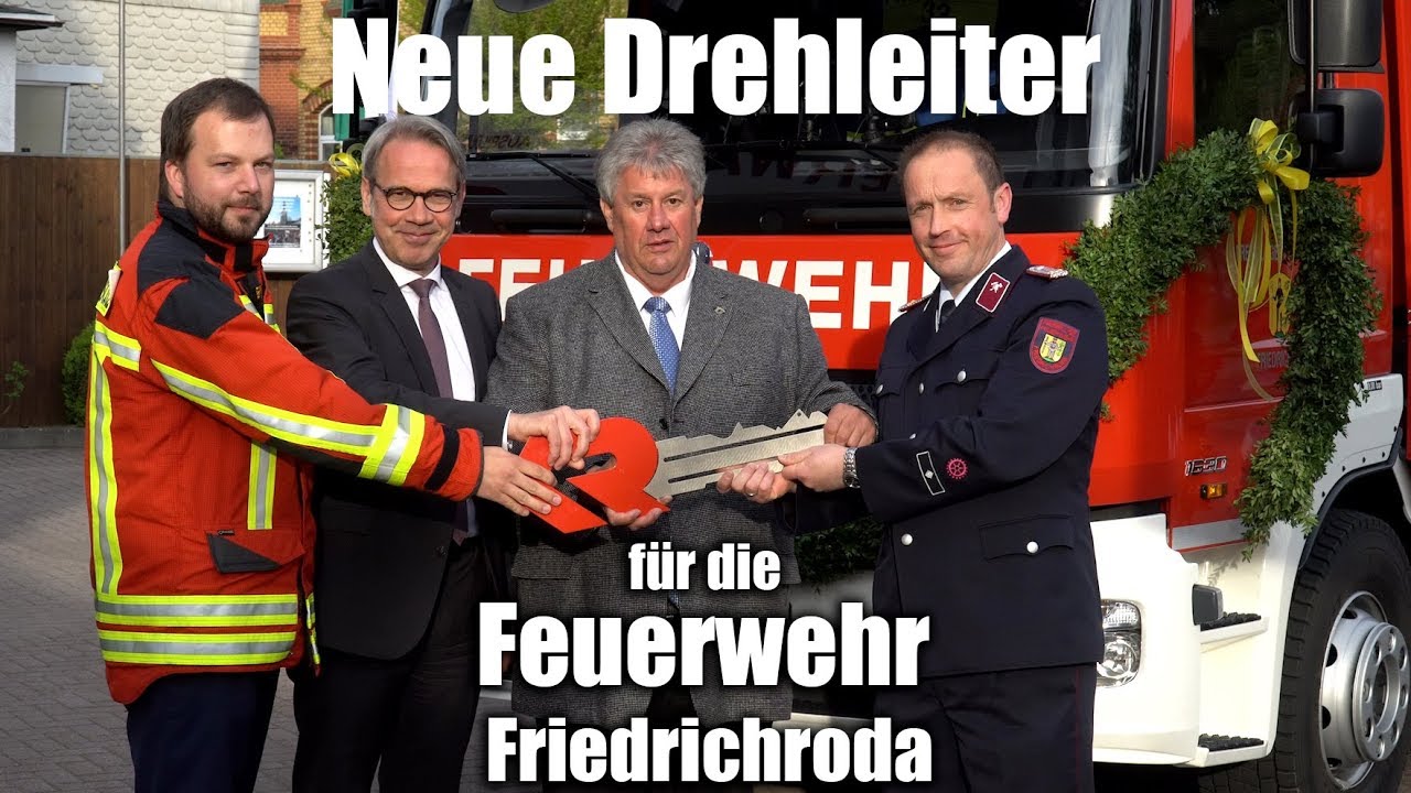 Neue Drehleiter für die Freiwillige Feuerwehr Friedrichroda