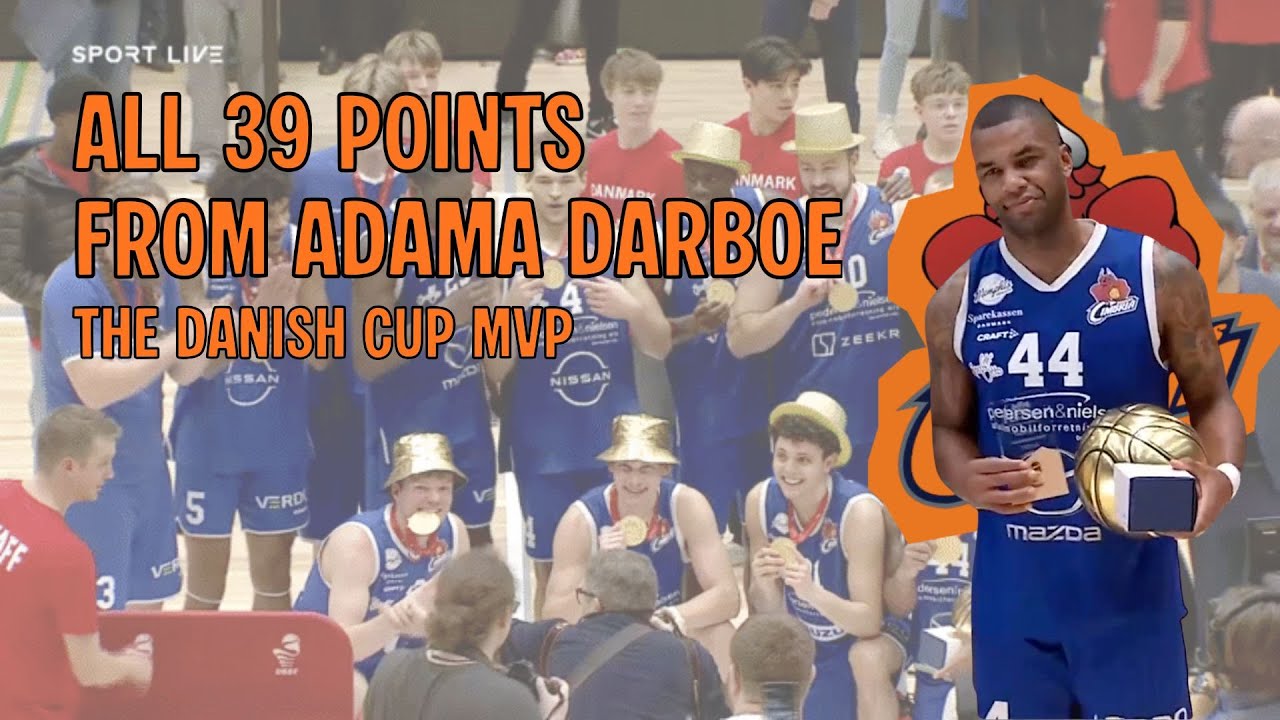 Danish Cup Final - All 39 Points From Adama Darboe