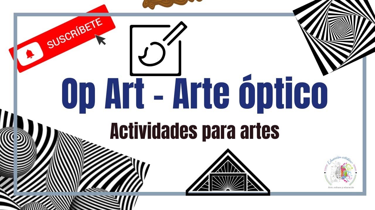 Op Art - Actividades para artes nivel secundaria - arte óptico