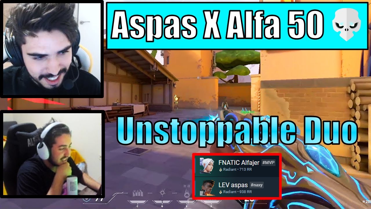 LEV Aspas And Fnatic Alfajer Smurfing Together In Radiant | In Ascent | Phoenix & Jett | VALORANT