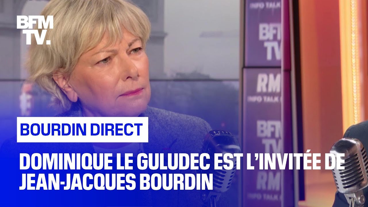Dominique Le Guludec face &agrave; Jean-Jacques Bourdin en direct
