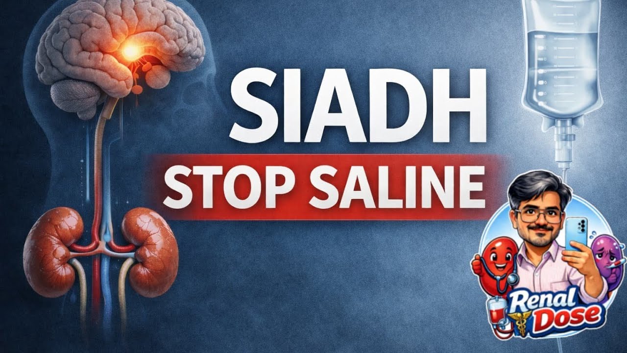 Hyponatremia That Gets Worse After Normal Saline | SIADH 