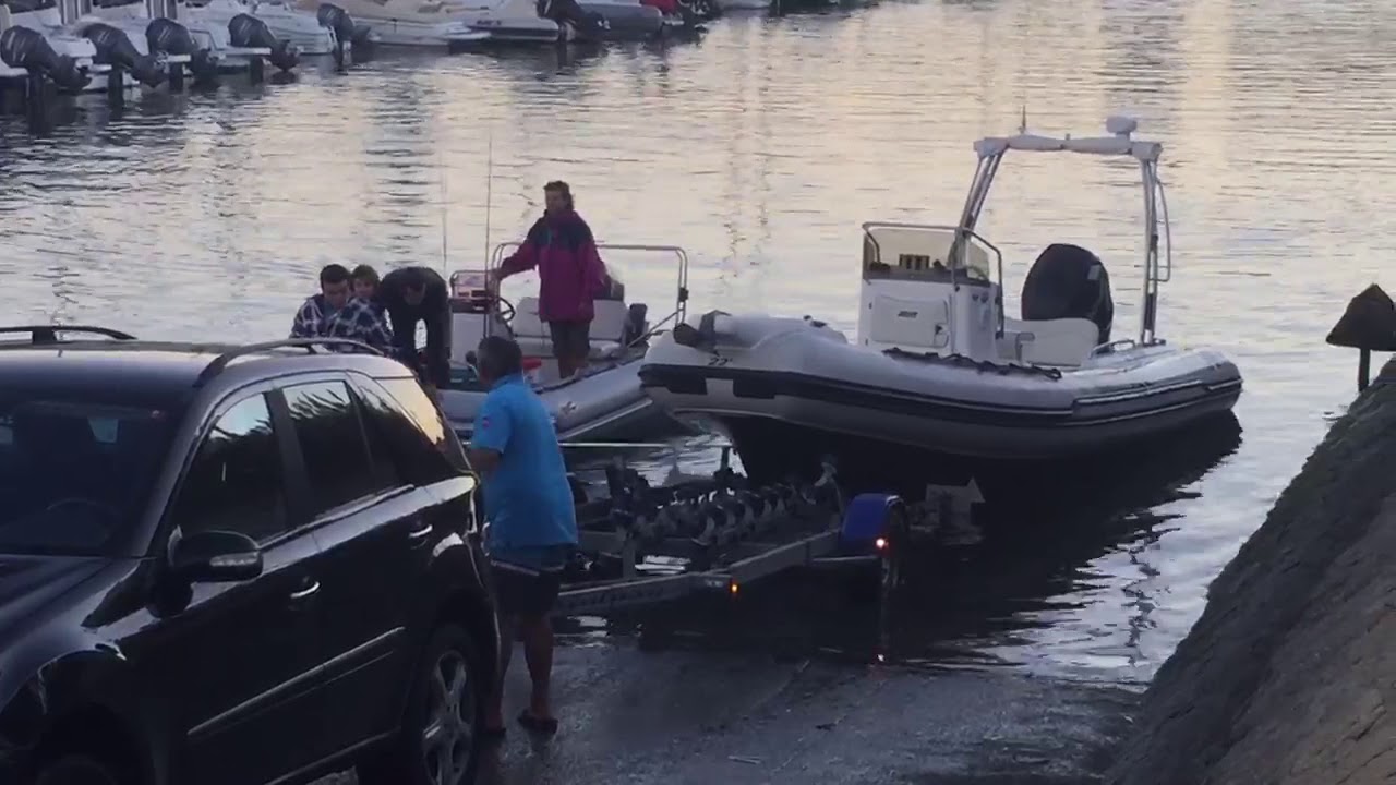 Sortir son bateau cale d'Arcachon