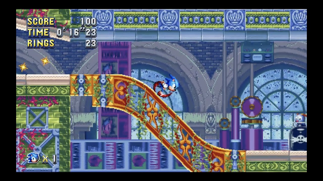 Sonic Mania: Press Garden Zone Act 1 (Sonic) [1080 HD]