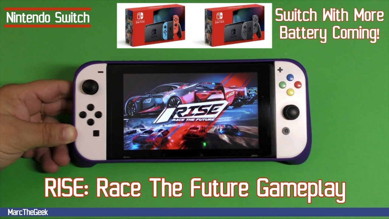 RISE: Race The Future Gameplay (Switch With More Battery Coming!)