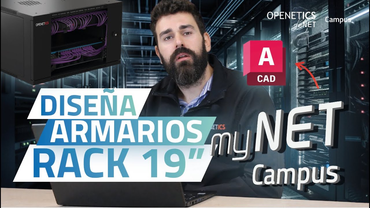 Tutorial 3. Cómo diseñar tus armarios racks de comunicaciones con myNET Campus.