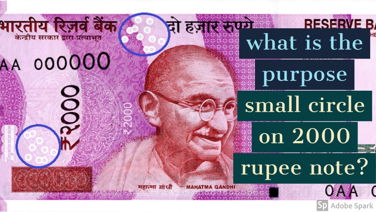 Top Interesting And  Unknown  Facts || why small bubbles on 2000 rupee note? ||
