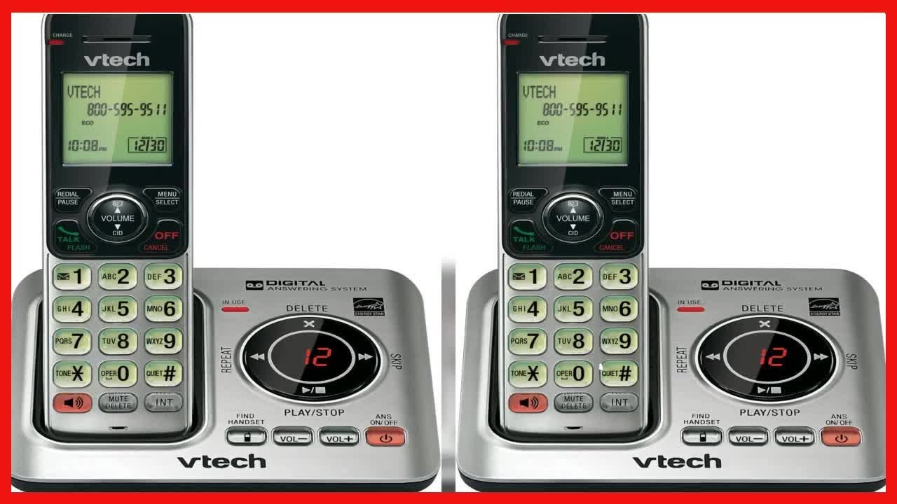 VTech CS6629 Dect 6.0 1-Handset Cordless Answering System
