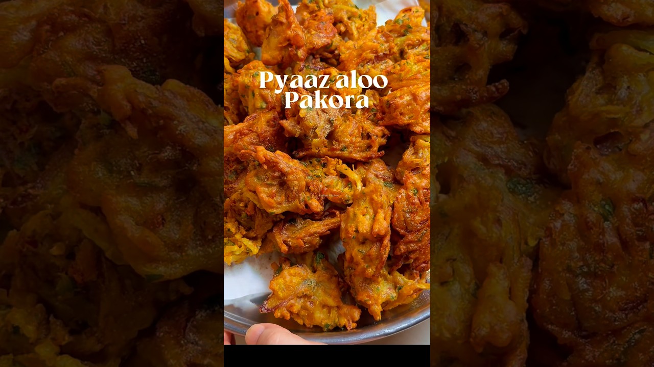 🧅🥔 Authentic Aloo Pyaaz Pakoda (Crispy Street Style) #ramadan #pakoda #shorts #trending #viral #yt