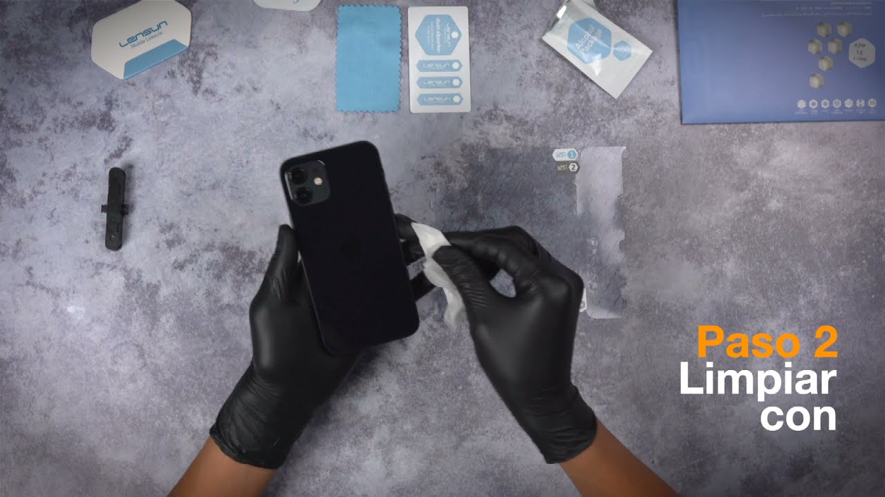 Cómo instalar protector de pantalla completo Lensun 360° en iPhone 12