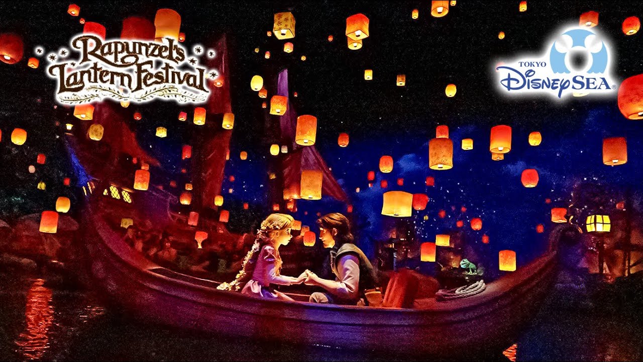 Rapunzel’s Lantern Festival On Ride Low Light 4K POV Tokyo DisneySea 2025 08 02