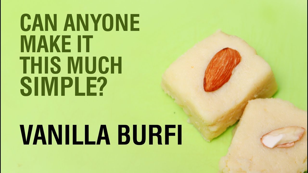 Vanilla Burfi Recipe | How to Make Vanilla Burfi at Home? | Indian Sweets | Wow Recipes
