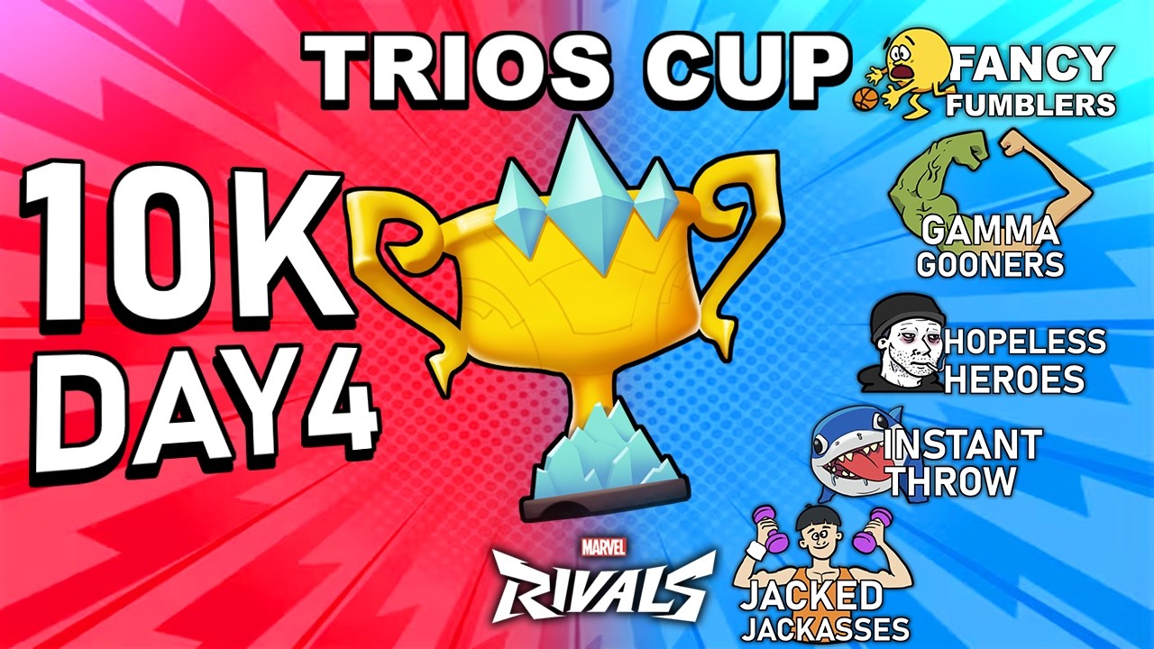 TRIOS CUP SEMI & FINALS - 10K EOMM TOURNEY!!! BETS ON TWITCH🔴CRAZY CONTENT🔴#gaming #marvelrivals