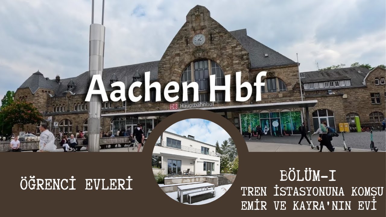 Aachen Öğrenci Evleri Bölüm-1 Tren İstasyonuna komşu Emir ve Kayra'nın evi