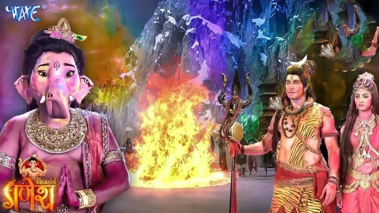 गणेशजी ने कैसे खेली दिव्य होली कैलाश में देवता के संग | होलिका दहन | बसंत उत्सव होली | Holika Dahan