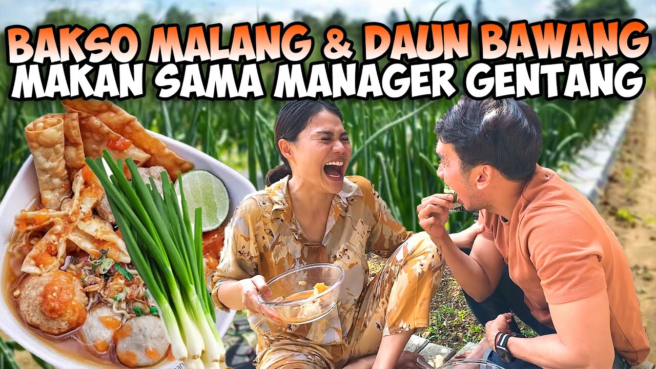 PETIK & MAKAN DAUN BAWANG DUT TANAM SENDIRI WITH PANJI KOMARA MANAGER GENTANG NGAKAK TERUS GUYS❗