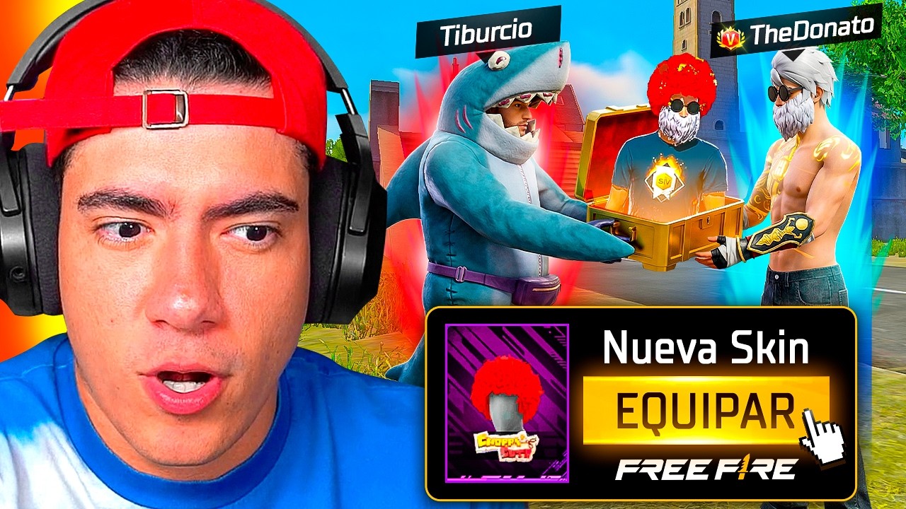 TIBU SE METIO A MI CUENTA Y ME CONSIGUIO ESTA SKIN SIN AVISARME EN FREE FIRE - TheDonato Live