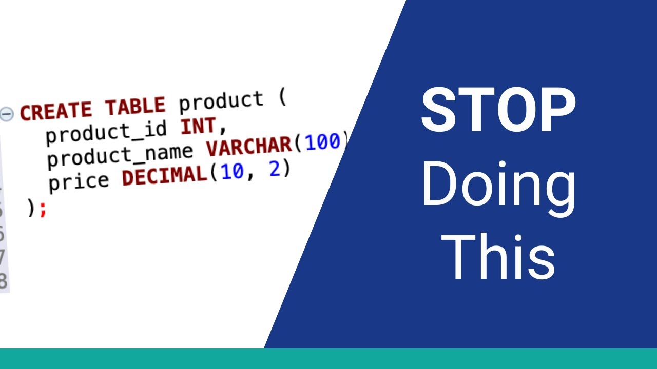Stop Making This Database Mistake with Decimal Values