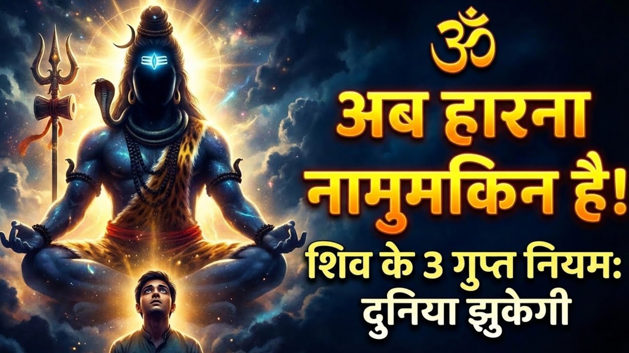 ईश्वर के नियम अपनाओ, कोई हरा नहीं पाएगा | Om namah shivaya Lord Shiva Secrets Revealed