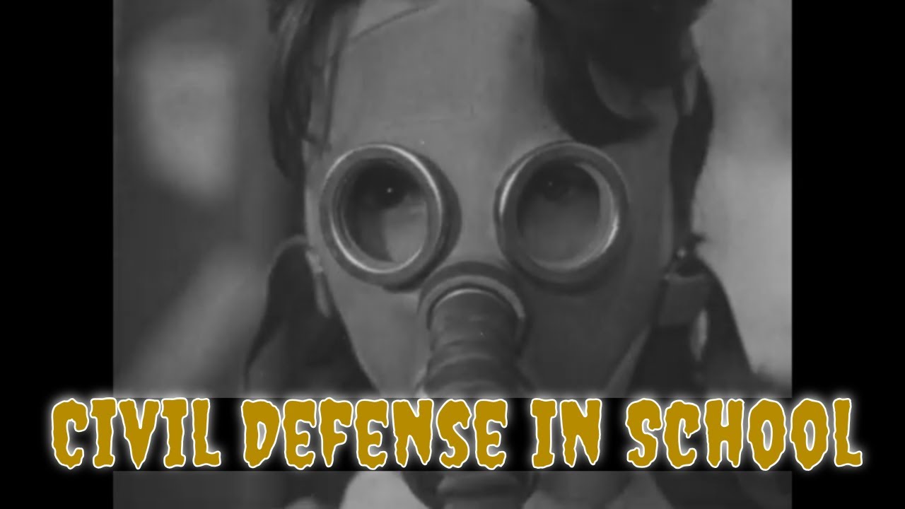 SOVIET CIVIL DEFENSE FILM   CHEMICAL WARFARE PROTECTION   COLD WAR  GAS MASKS XD23835