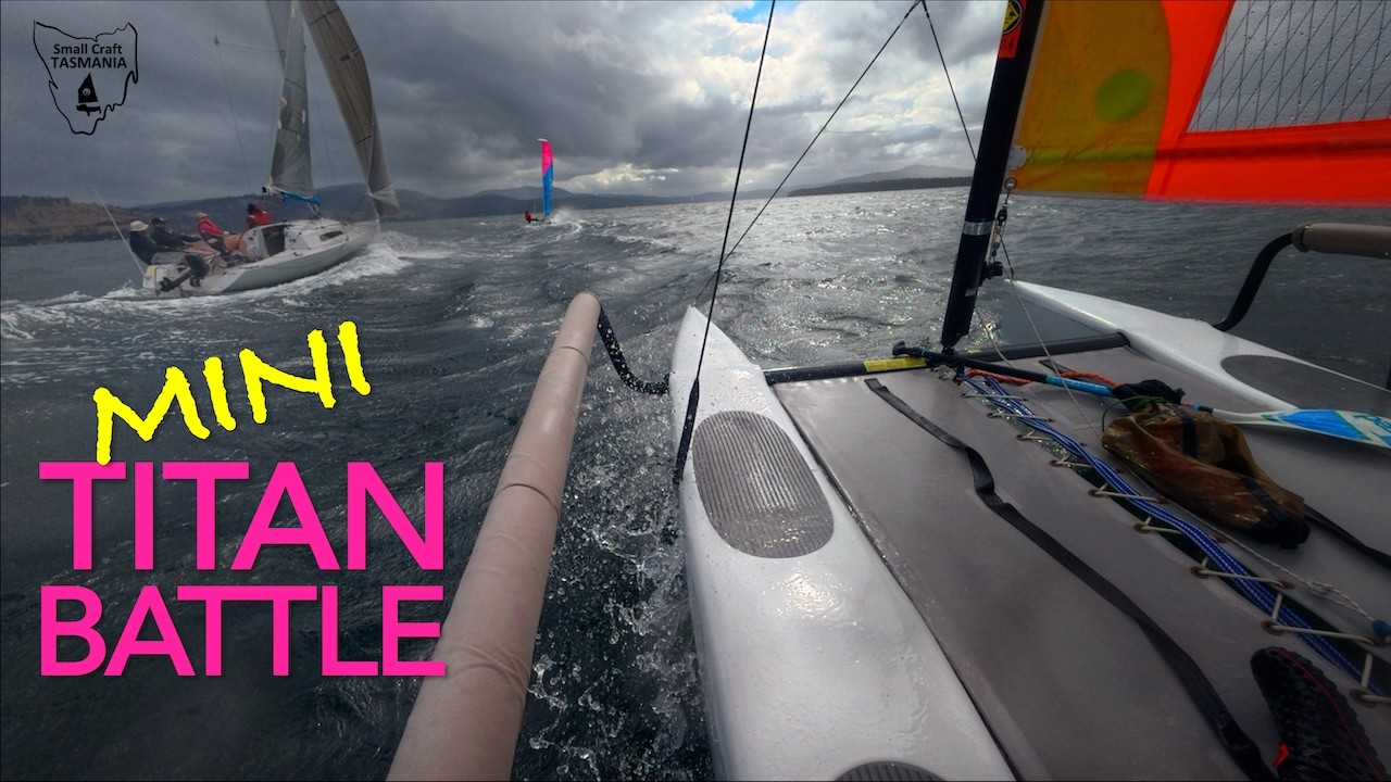 Эпизод 54 - HOBIE WAVE против RS CAT12: ПЕРЕСТРЕЛКА НА МИНИ-ПЛЯЖНЫХ КАТАМАРАНАХ