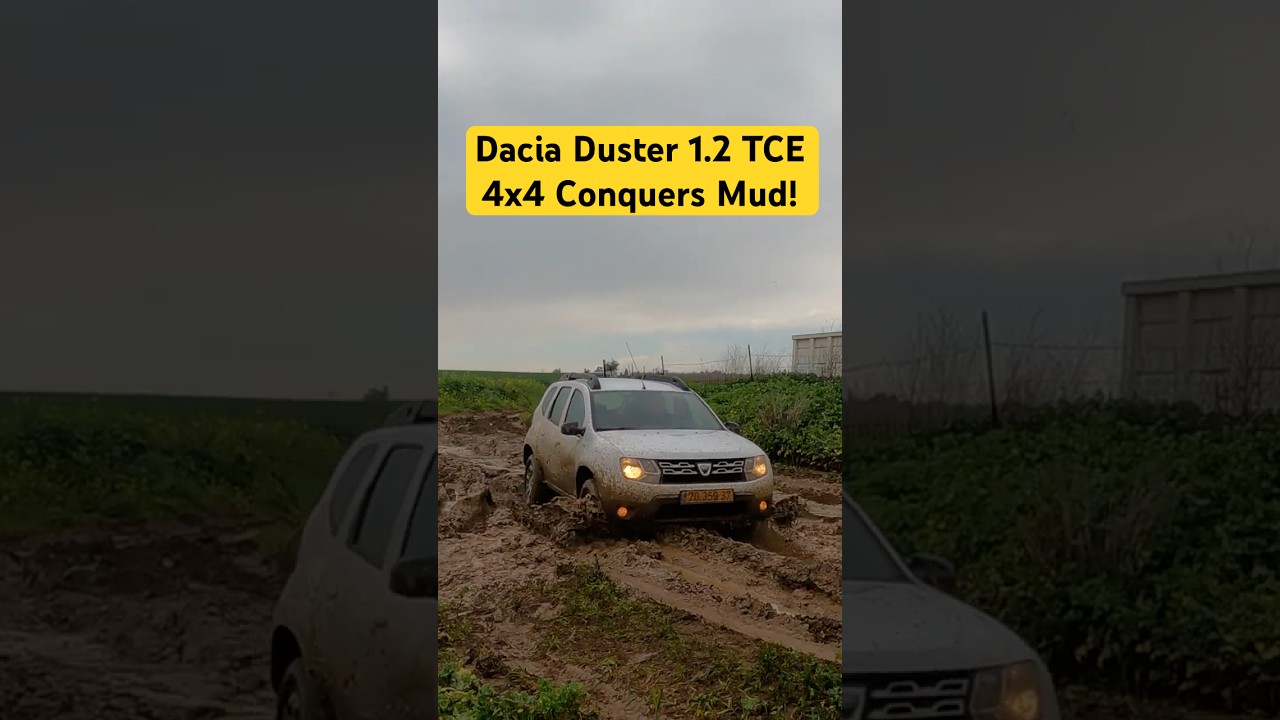 Dacia Duster 1.2 TCE 4x4 Conquers Mud! 🚗💦