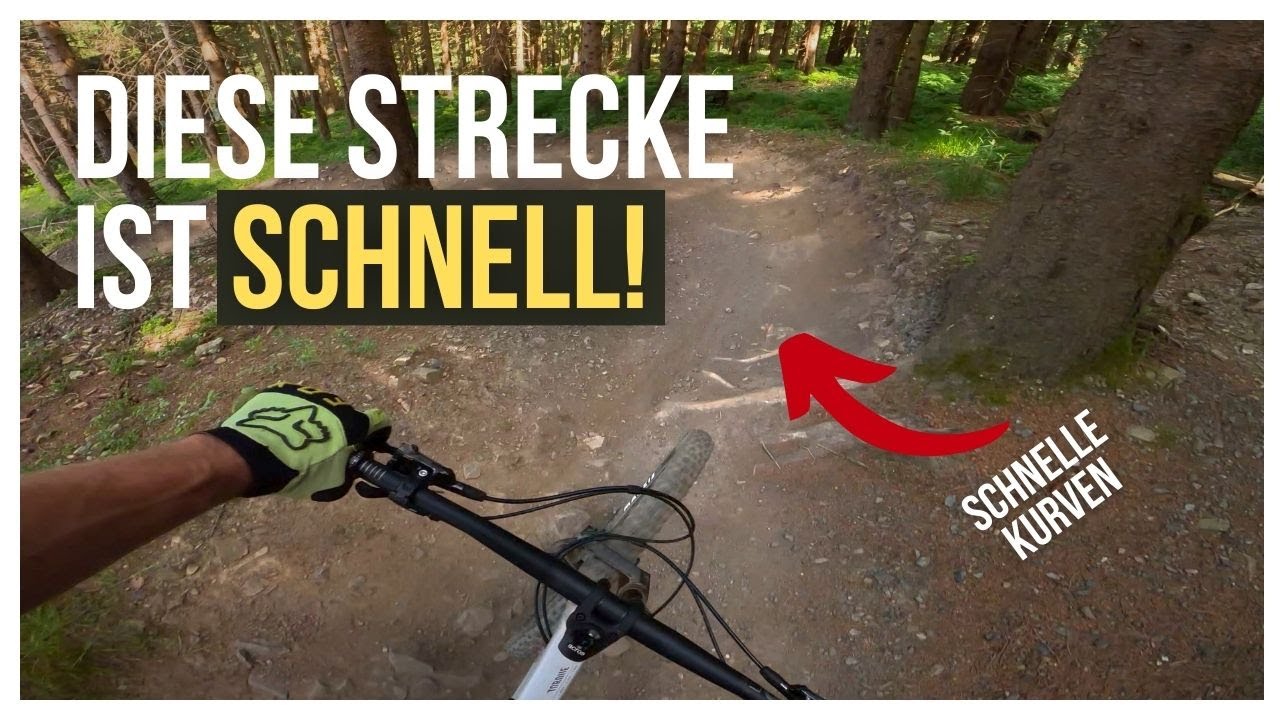 Bikepark Hahnenklee Flowtrail Strecken ist SCHNELL! | Strecken Preview [4K]