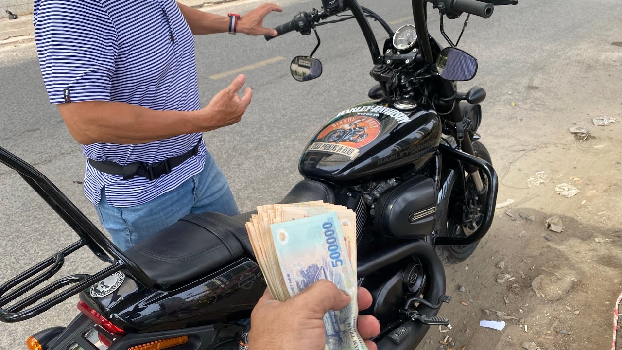 Harley street rod 750 độ ghi đông cho chú 4