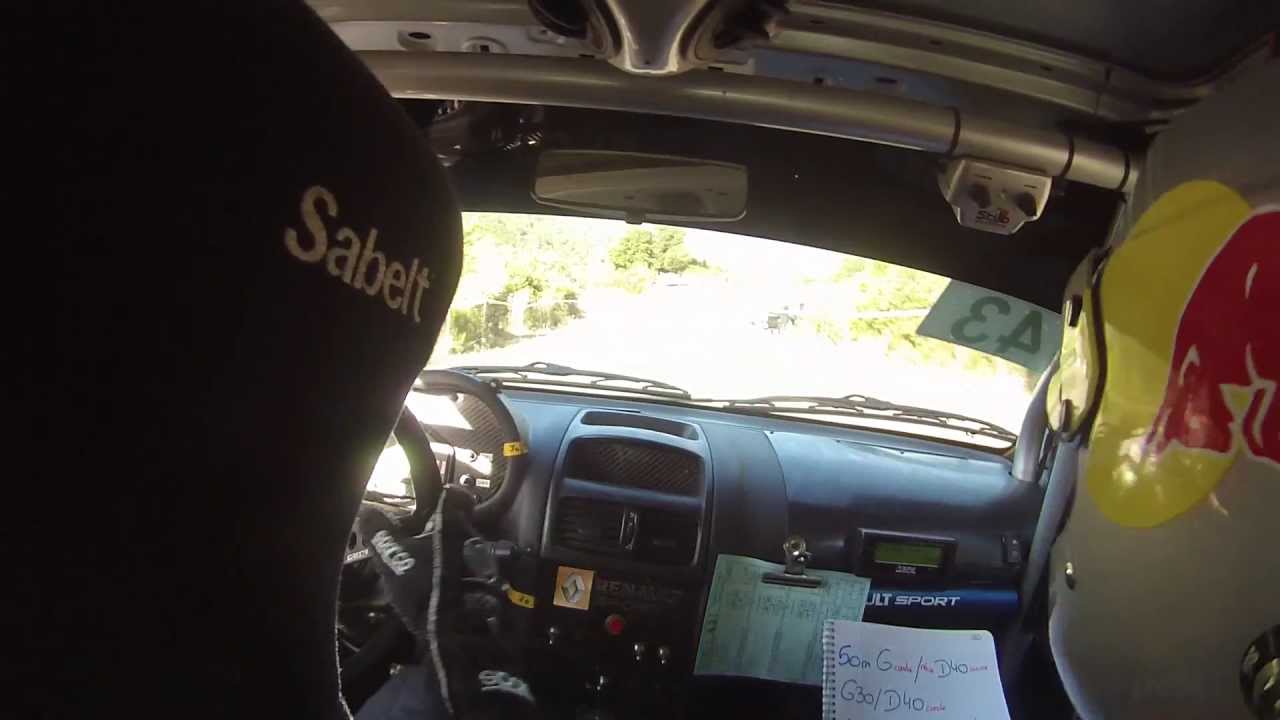 Rallye de Corté Centre Corse 2013 Mariani - Burnham Clio N3 Altiani es 4