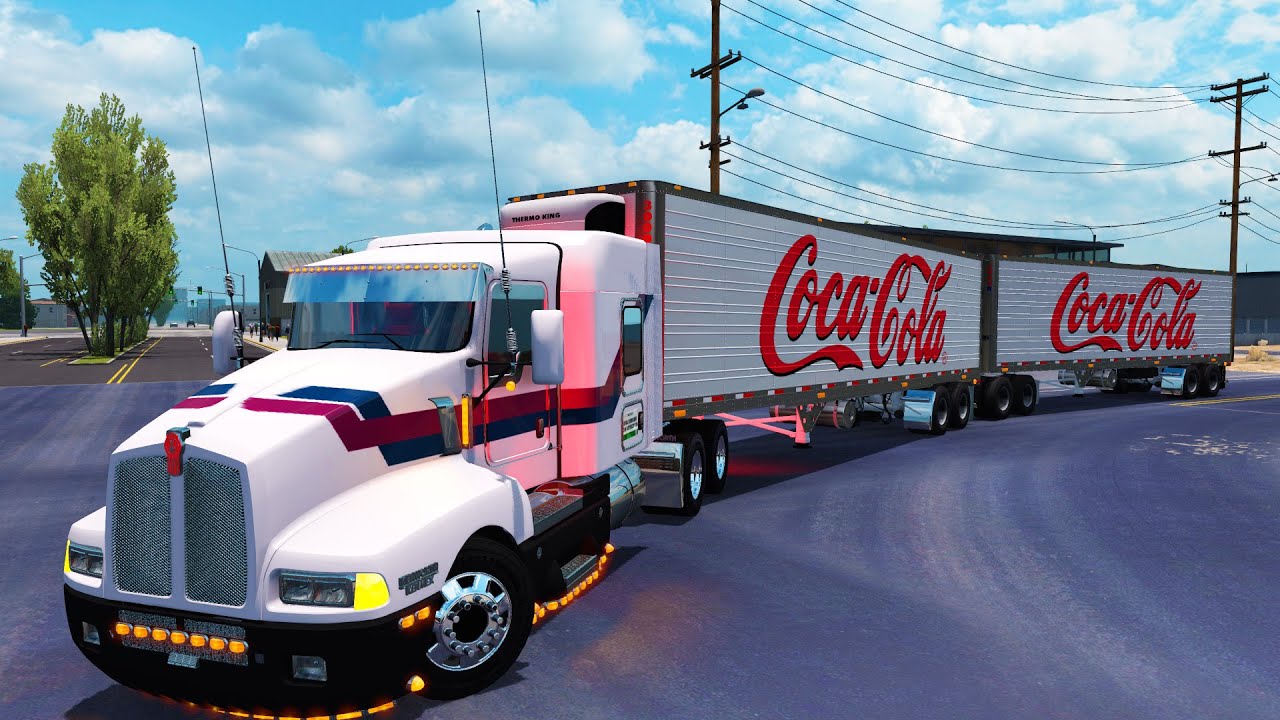 Kenworth T600 Doble Remolque Coca Cola Jilotepec a Tula de Allende, México