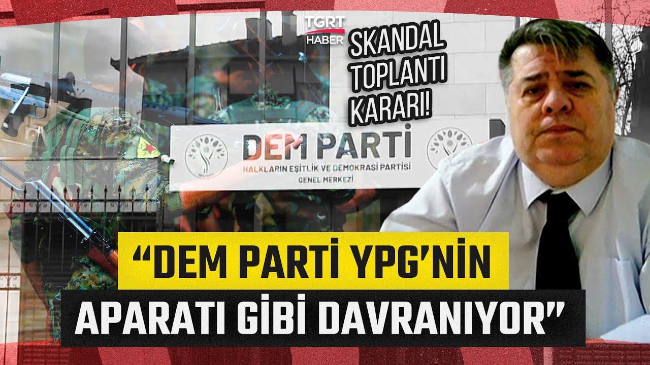 Uzmanından Çarpıcı DEM Parti Yorumu! “Siyaset Üretemiyor, Terör Örgütü Ağzıyla Konuşuyor”