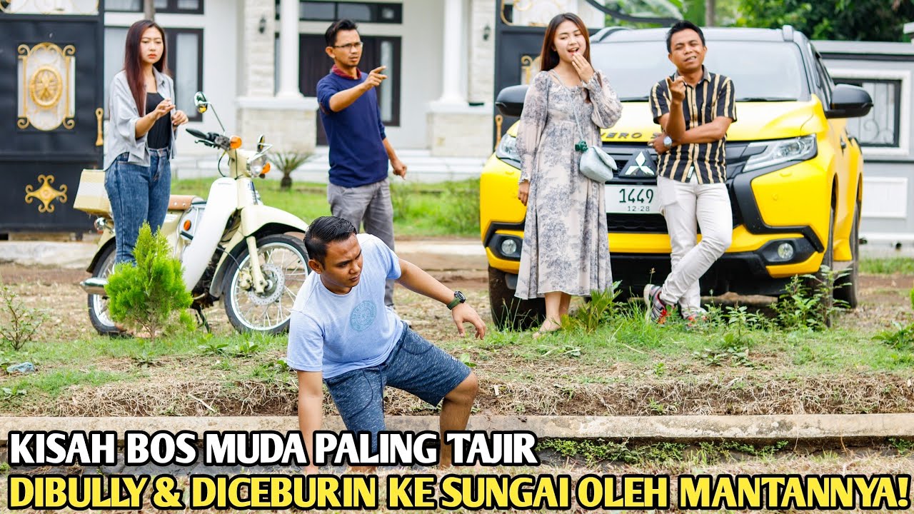 BOS MUDA DIBULLY & DICEBURIN KE SUNGAI OLEH MANTANNYA MENTANG2 PACAR BARUNYA NAIK PAJERO SPORT! TAPI
