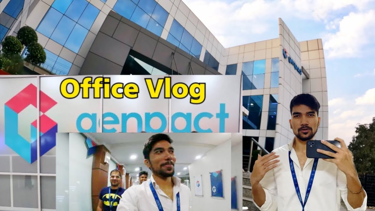 Genpact Office Vibes: Balancing Work and Fun with Colleagues || Genpact Noida 59 Office Vlog